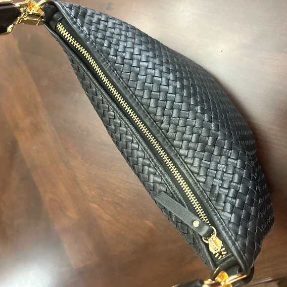 Quince Italian Leather Mini Shoulder Bag Black - Picture 3 of 12